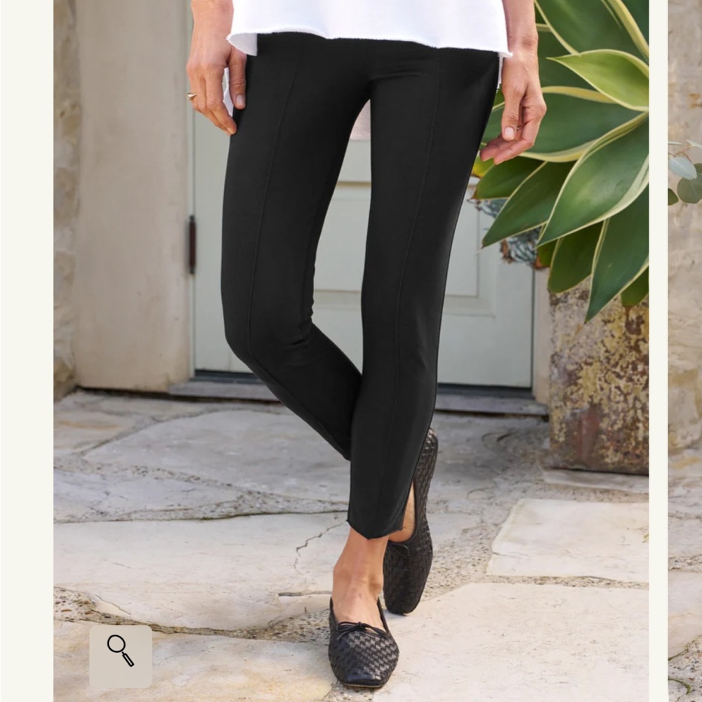 Frank & Eileen Black Ankle Cropped Pants